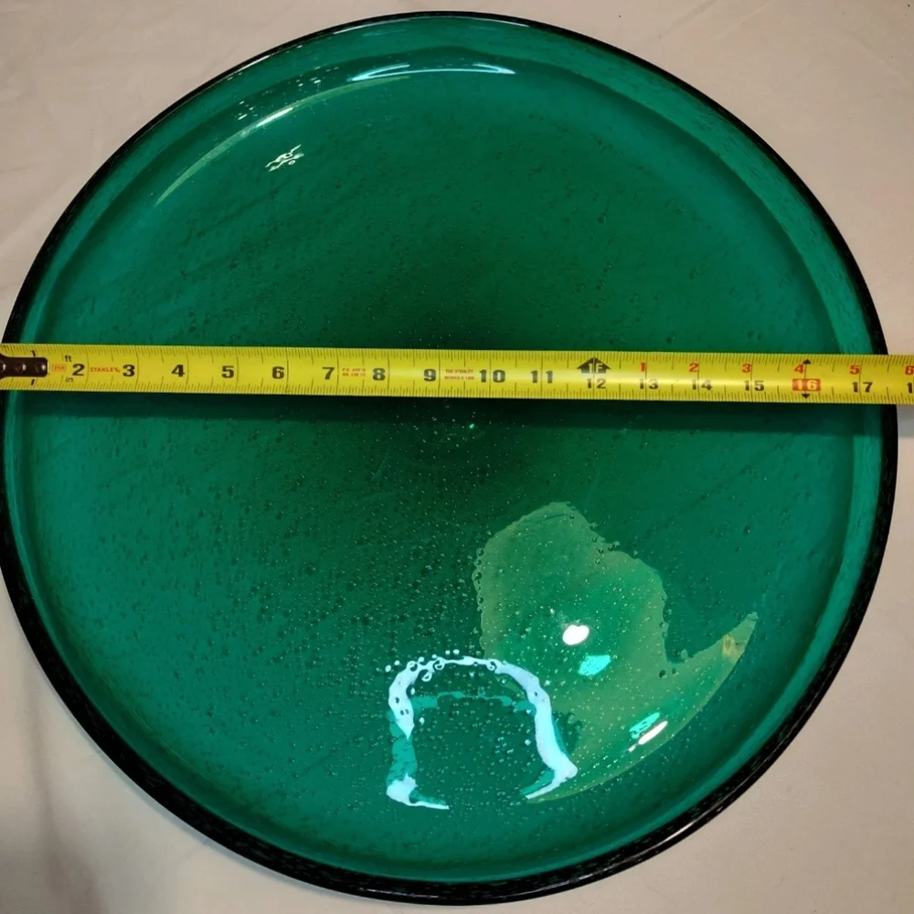 MASSIVE Signed Hadeland Gladverk "Greenland " Platter 1950 Arne Jon Jutrem - Picture 10 of 11